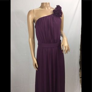 After six evening gown size purple 6-8! Med